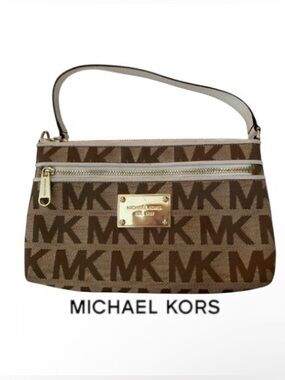 Michael Kors Bag from MiCHAEL Collection in Neutrals with Gold Accents